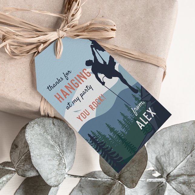 Etiquetas Para Regalos Gracias por colgar | Favor del cumpleaños de escal (Subido por el creador)