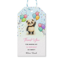 Gracias por el 1er Cumpleaños del Adorable Panda B