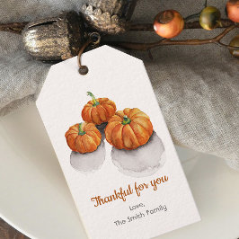 Etiquetas Para Regalos Gracias Por Favorecer La Calabaza Rustica De Acuar