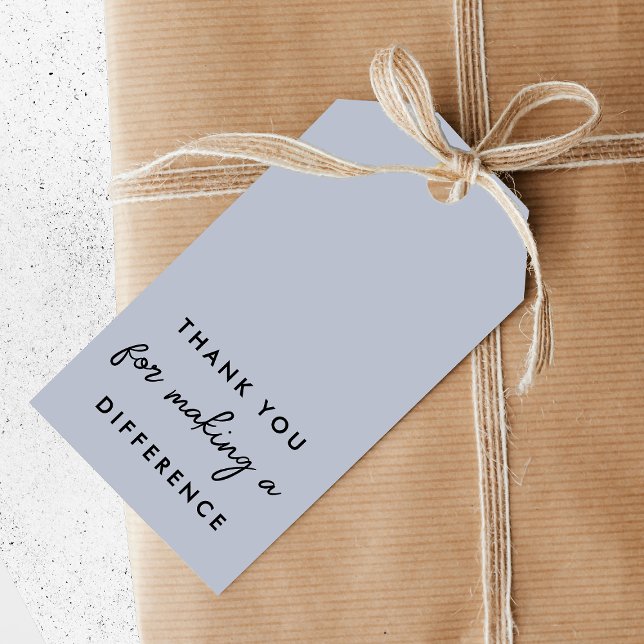 Etiquetas Para Regalos Gracias por hacer la diferencia (Subido por el creador)