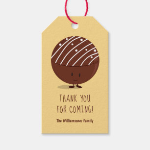 Etiquetas Para Regalos Gracias por la bomba de chocolate caliente