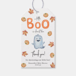 Etiquetas Para Regalos Gracias por la fiesta de bebé fantasma lindo