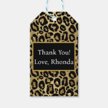 Gracias por la impresión de animales en leopardo
