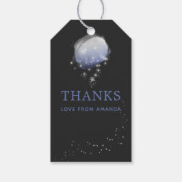 Etiquetas Para Regalos Gracias por las Estrellas de Agua de la Noche del 