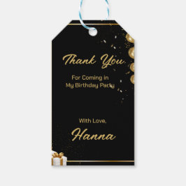 Etiquetas Para Regalos Gracias por venir al Fiesta