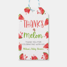Gracias Sandía Favor para Baby Shower