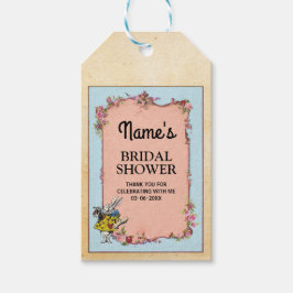 Etiquetas Para Regalos Gracias Tag Wonderland Rabbit Bridal Shower