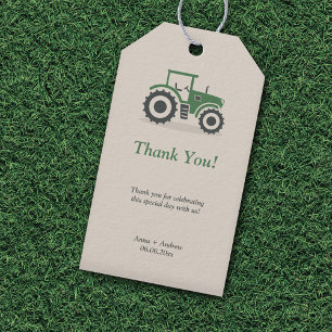 Etiquetas Para Regalos Gracias Tractor Agrícola