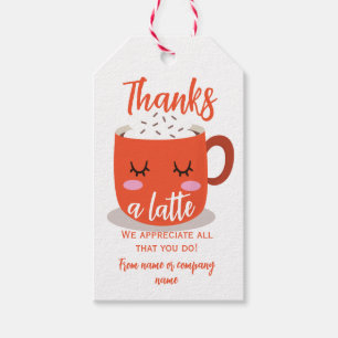 Etiquetas Para Regalos Gracias Un Montón Naranja