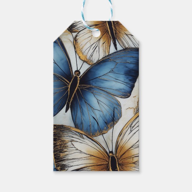 Etiquetas Para Regalos Grado de mariposa (Anverso)