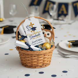 Etiquetas Para Regalos Graduación cristiana personalizada de escuela y añ
