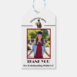 Etiquetas Para Regalos Graduación Gracias (Evergreen/Mujer)
