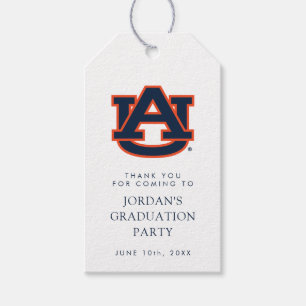 Etiquetas Para Regalos Graduación universitaria de Auburn Auburn Tigers