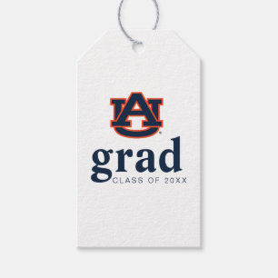 Etiquetas Para Regalos Graduación universitaria de Auburn Auburn Tigers