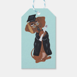 Etiquetas Para Regalos Graduado de Dachshund