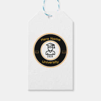 Etiquetas Para Regalos Graduado Elegante 2026 | Sello Dorado Personalizad
