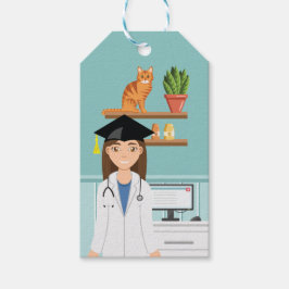 Etiquetas Para Regalos Graduado en Medicina Veterinaria Doctor Veterinari