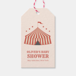 Etiquetas Para Regalos Gran Baby Shower superior del circo del carnaval d