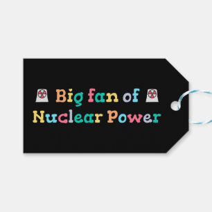 Etiquetas Para Regalos Gran fan del poder nuclear
