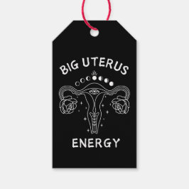 Etiquetas Para Regalos Gran feminista de energía de Uterus