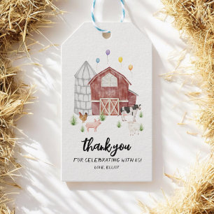 Etiquetas Para Regalos Granja Corral Animales de Granja Fiesta de Cumplea