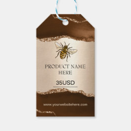 Etiquetas Para Regalos Granja de abejas de abeja de apicultores Honeycomb