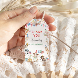 Etiquetas Para Regalos Granja Gracias Por Favor Del Zoológico De Barnyard