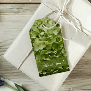 Etiquetas Para Regalos Green Annabelle Hydrangea Flower Wedding Favor Tag
