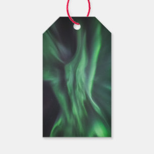 Etiquetas Para Regalos Green Northern Lights Sky