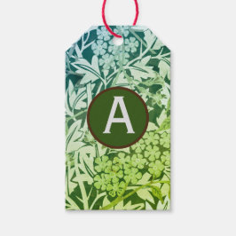 ETIQUETAS PARA REGALOS GREEN WILLIAM MORRIS GIFT TAGS PERSONALIZADO INICI