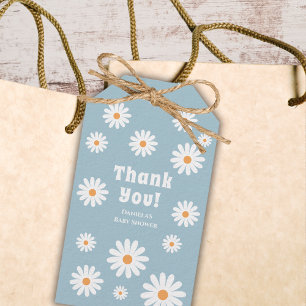 Etiquetas Para Regalos Groovy Baby Boy Shower Flower Power Gracias