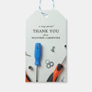 Etiquetas Para Regalos Grupo de construcción Un agradecimiento especial