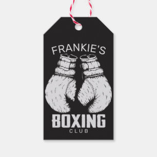 Etiquetas Para Regalos Guantes de boxeador de boxeo personalizado