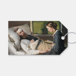 Etiquetas Para Regalos Guerrero herido (por Elisabeth Jerichau-Baumann)