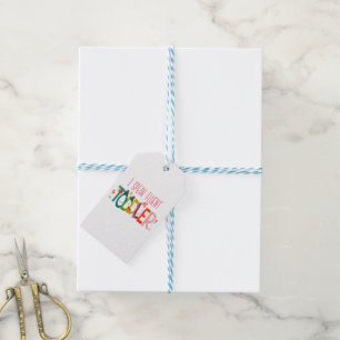 Etiquetas Para Regalos Hablo con fluidez niño pequeño - mamá, regalo de m