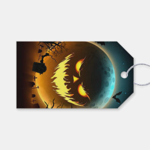 Etiquetas Para Regalos Halloween/calabaza/luna/otoño