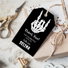 Etiquetas Para Regalos Halloween Cumpleaños Skeleton Halloween