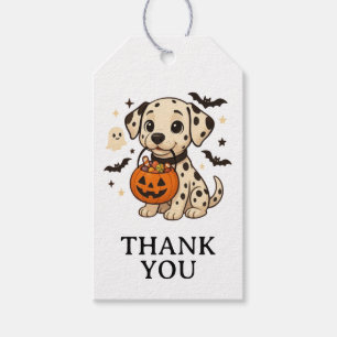 Etiquetas Para Regalos Halloween Dalmatian Trick o Trate a Fiesta