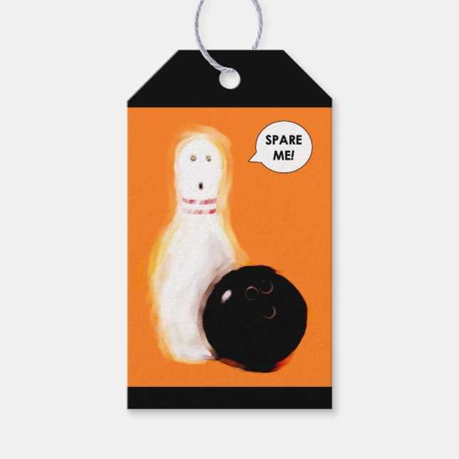 Etiquetas Para Regalos Halloween divertido (Anverso)