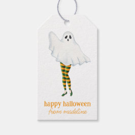 Etiquetas Para Regalos Halloween estilo moda estilo acuarela Ghost