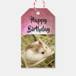 Etiquetas Para Regalos Hammyville - Cute Hamster