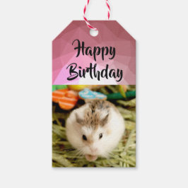 Etiquetas Para Regalos Hammyville - Cute Hamster