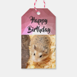 Etiquetas Para Regalos Hammyville - Cute Hamster