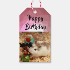 Etiquetas Para Regalos Hammyville - Cute Hamster