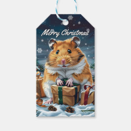 Etiquetas Para Regalos Hamster con Navidades de regalos