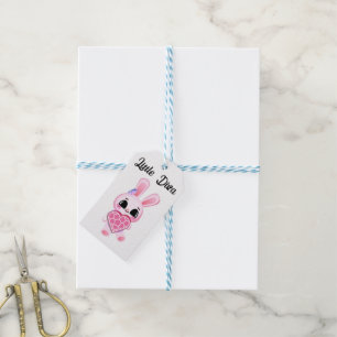 Etiquetas Para Regalos Happiness magic sweet bunny in the rainbow