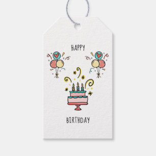 Etiquetas Para Regalos Happy Birthday Todo propiedad al cumpleaños