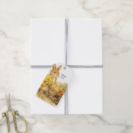 Etiquetas Para Regalos Happy Easter Bunny Rabbit Baby Shower