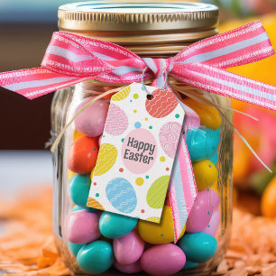 Etiquetas Para Regalos HAPPY EASTER Pastel Easter Eggs Cute