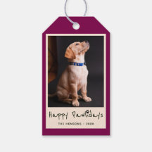 Happy Pawlidays Funny Pun Mascota Photo